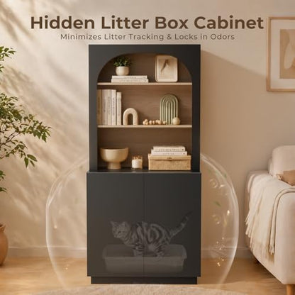 Amunrbrek Tall Cat Litter Box Enclosure - Image 3
