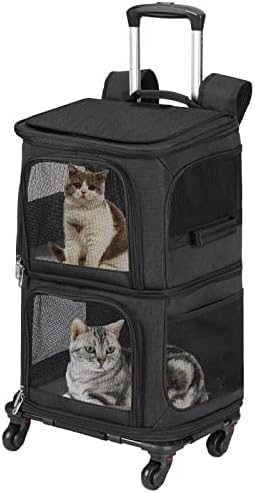 Double Pet Carrier Backpack by VOISTINO