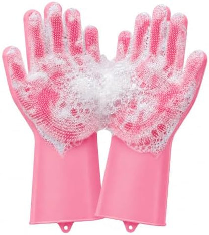 Silicone Dishwashing Gloves by Forliver