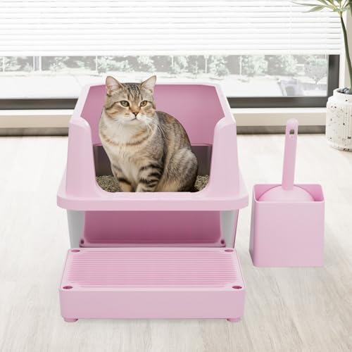 RIZZARI Cat Litter Box Anti-Scatter: Open-Room - Image 7