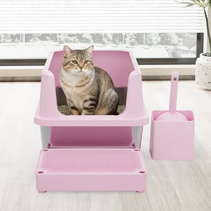 RIZZARI Cat Litter Box Anti-Scatter: Open-Room - Image 7