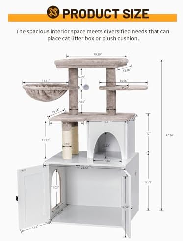 Snughome Cat Litter Box Enclosure - Image 7