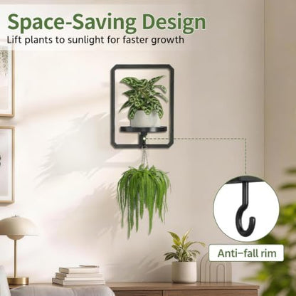 LASZOLA Plant Picture Frame Holder Shelf Wall Window Indoor - Image 7
