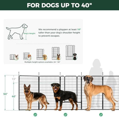 FXW Rollick Dog Playpen with Storage Bags, 16 Panels - Image 6