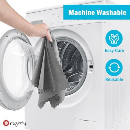 Orighty Microfiber Cleaning Cloth Bulk, 150 Pack Shop Towels 12x12in - Image 6