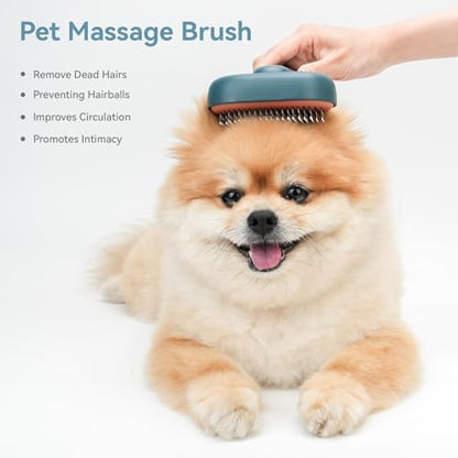 Aumuca Skin Friendly Self-Cleaning Slicker Brush - Image 5