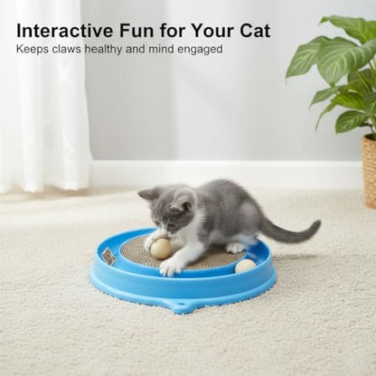 AUOON Cat Scratcher Toy with Ball Track - Image 3