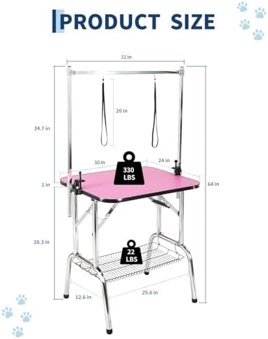 Garvee 30" Pet Grooming Table - Image 2