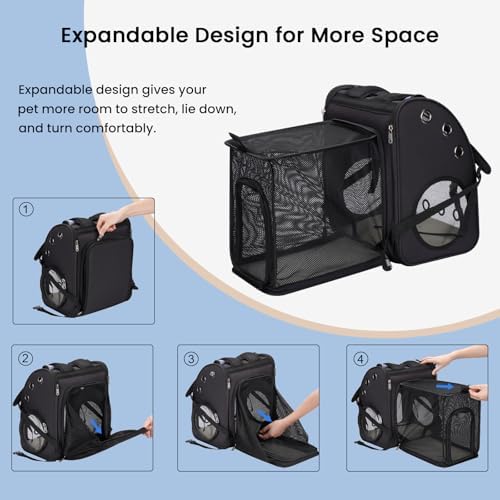 Expandable Cat Backpack Carrier, Large Space, Airline Approved - Image 6
