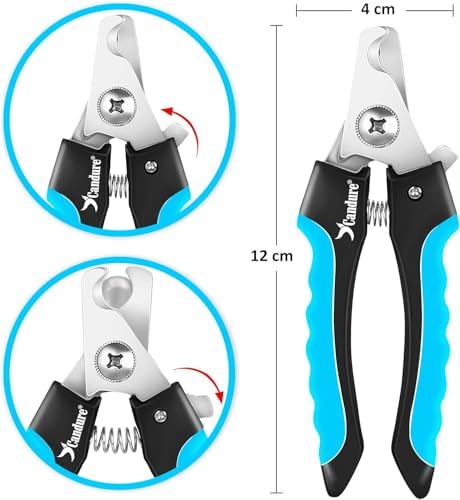 Candure Pet Nail Clippers Professional Nail Trimmer Suitable - Image 2