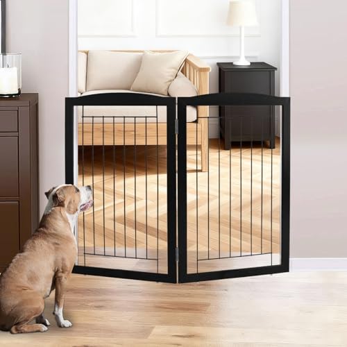 ZJSF Freestanding Foldable Dog Gate by ZJSF