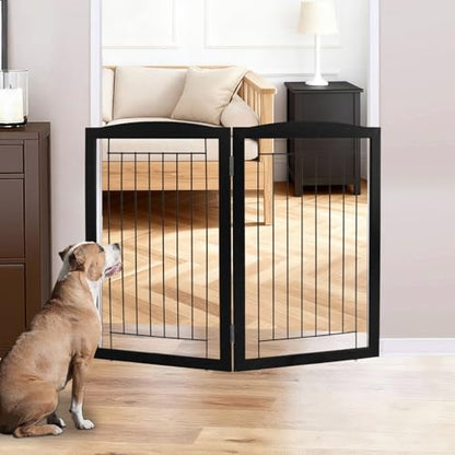 ZJSF Freestanding Foldable Dog Gate by ZJSF