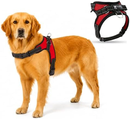 No Pull Reflective Adjustable Dog Harness by Copatchy