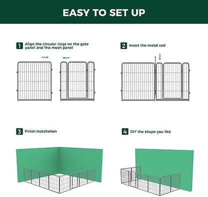 FXW Aster Dog Playpen Designed for Yard, 48 Panels - Image 6