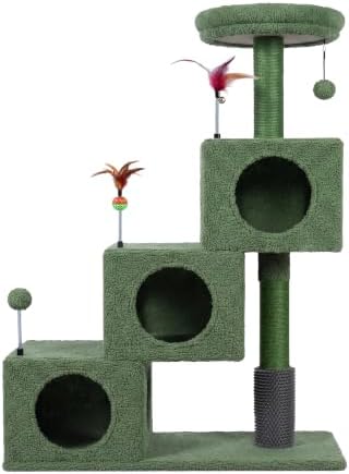 YUNIQUE Small Cat Tree for Indoor Cats, Cat Tower by YUNIQUE
