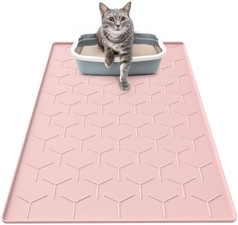 Garoopion Silicone Cat Litter Mat 34×22 inch by Garoopion