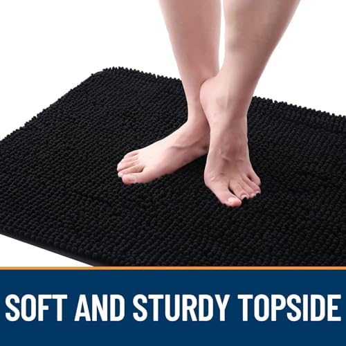 OLANLY Dog Door Mat for Muddy Paws 47x24, Super Absorbent Chenille Mud Mat - Image 4