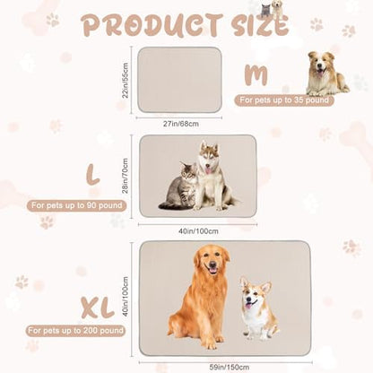 Buvlnee Summer Dog Cooling Mat Washable Ice Silk Self Cool Pad - Image 6