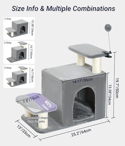 Happi N Pets Cat Stairs for Bed, Stable Pet Step - Image 3