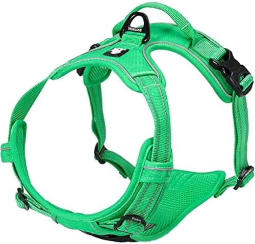 TRUE LOVE Adjustable No-Pull Dog Harness Reflective Pup Vest Harnesses by TRUELOVE