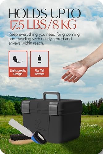 HORZE Smart Grooming Box for Horses, Removable Tray, Non-Slip Step Stool - Image 5