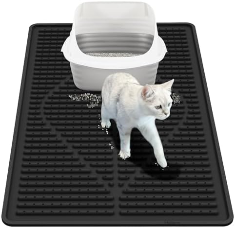Mofason Rubber Cat Litter Box Mat by Mofason
