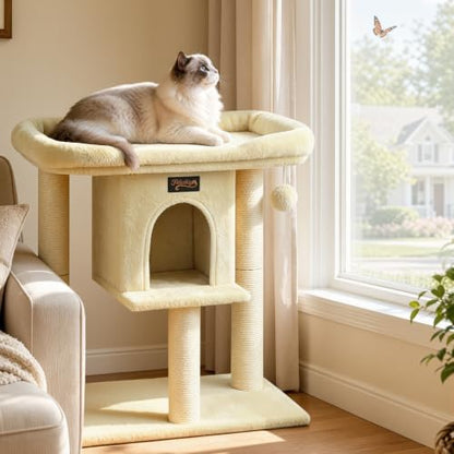 Cat Tree Tower Scratching Post for Indoor Large Adult Cats - Image 4