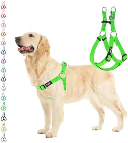 PUPTECK No Pull Dog Harness Soft Adjustable Basic Nylon Step in Puppy Vest by PUPTECK