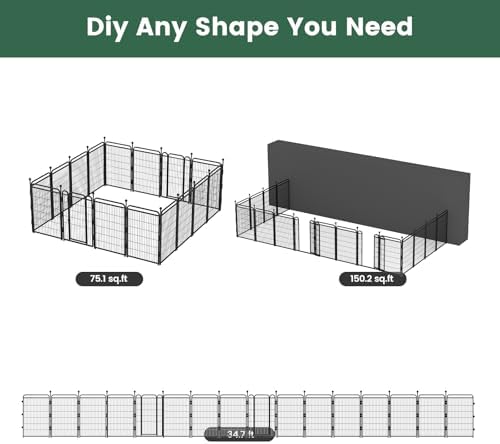 Gardner Pet Dog Playpens, Foldable Pet Play Yard Gate - Image 3