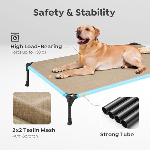 Veehoo 2 Pack Outdoor Elevated Dog Bed - Image 6