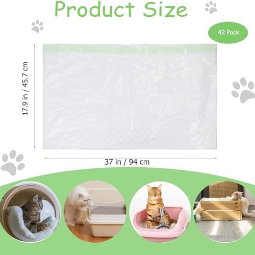 42Pcs Sifting Cat Litter Box Liners - Image 5