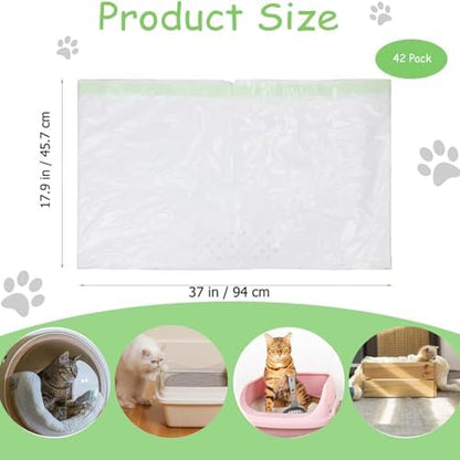 42Pcs Sifting Cat Litter Box Liners - Image 5