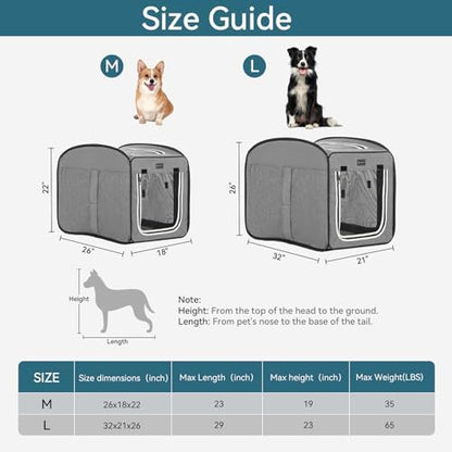 Petsfit Pop Up Dog Crate, Portable Dog Crates - Image 2