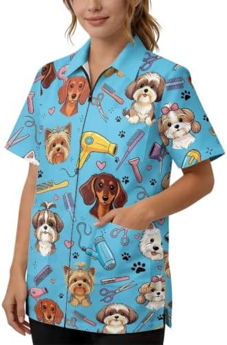 Professional Grooming Smock Unisex, Water Resistant Anti-Static by Unknown