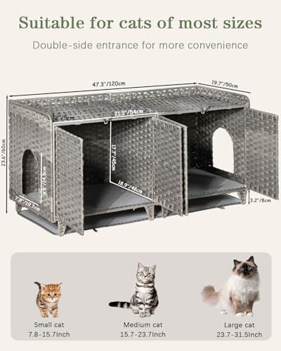 SETVSON Cat Litter Box Enclosure - Image 5