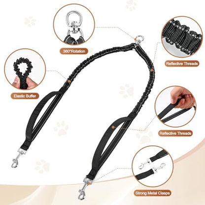 Double Dog Leash for 2 Dogs - Image 3