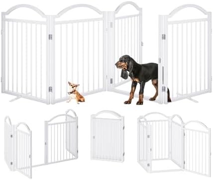BHG Metal No-Assembly Freestanding Dog Gate - Image 3