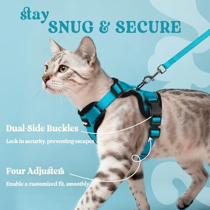 rabbitgoo Cat Harness and Leash Set, Escape Proof Vest - Image 6