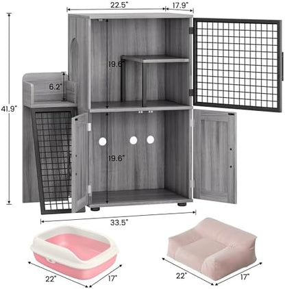 IDEALHOUSE Cat Litter Box Enclosure - Image 6