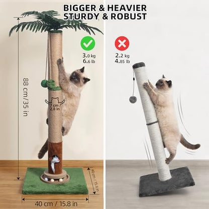 Fantasreen Cat Scratching Post 35'' Tall - Image 3