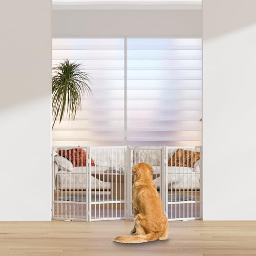 SNUOWU Full Metal Freestanding Dog Gate - Image 7