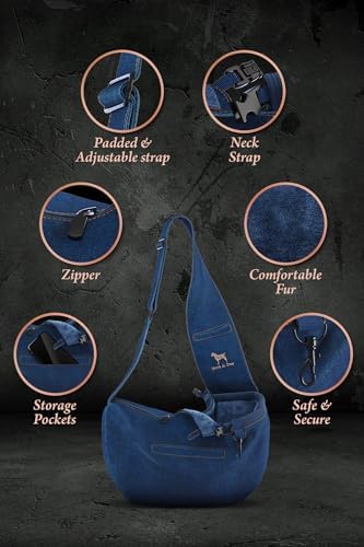 Noah & Paw Dog Sling Carrier for 5-18 lbs, Cat Carrier Bag - Image 5
