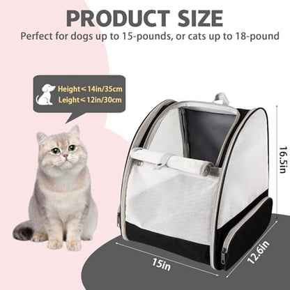 Cat Backpack Carrier, Pet Carrier Airline Approved - Image 2