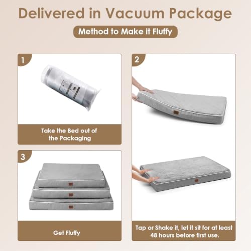 EHEYCIGA XL Memory Foam Dog Crate Bed - Image 5