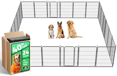 FXW Aster Dog Playpen Designed for Yard, 24 Panels by FXW