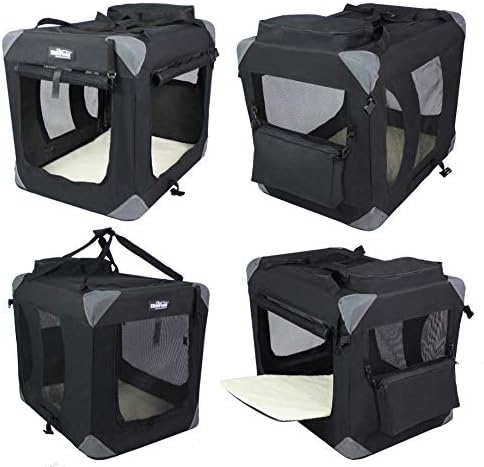 EliteField 3-Door Soft Dog Crate - Image 4