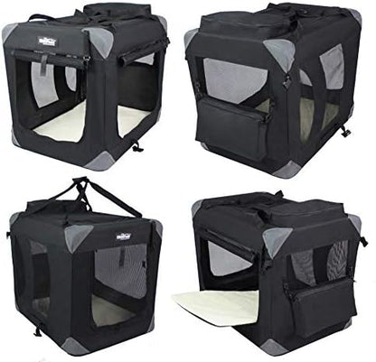 EliteField 3-Door Soft Dog Crate - Image 4