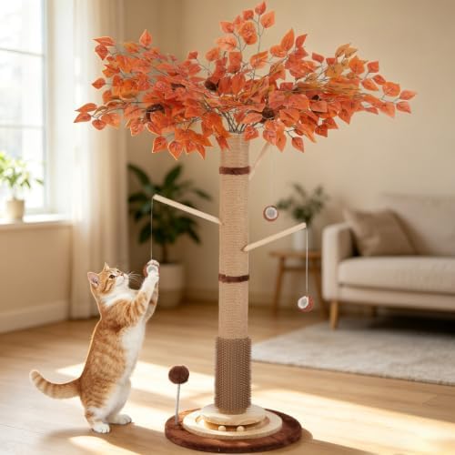 46" Extra Tall Cat Scratching Post by Sheripet