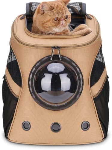 LOLLIMEOW Large Pet Carrier Backpack, Bubble Backpack Carrier by Lollimeow