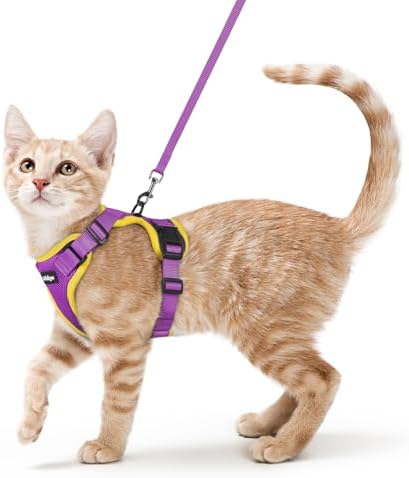 rabbitgoo Cat Harness and Leash Set, Escape Proof Vest by rabbitgoo